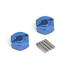 Hexagone de roue alu bleu X2 ( TRX1654X )