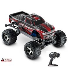 Traxxas Stampede - 4x4 - 1/10 VXL TQi 2.4GHZ TSM Rouge