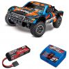 Pack Traxxas Slash Ultimate - 4x4 - Orange + Chargeur + batterie 3s 4000 mAh