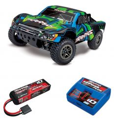 Pack Traxxas Slash Ultimate - 4x4 - Vert + Chargeur + batterie 3s 4000 mAh