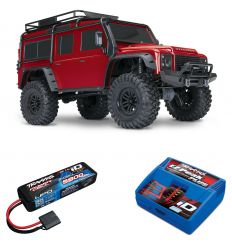 Pack Traxxas TRX-4 Defender + Chargeur + batterie 2s 5800 mAh