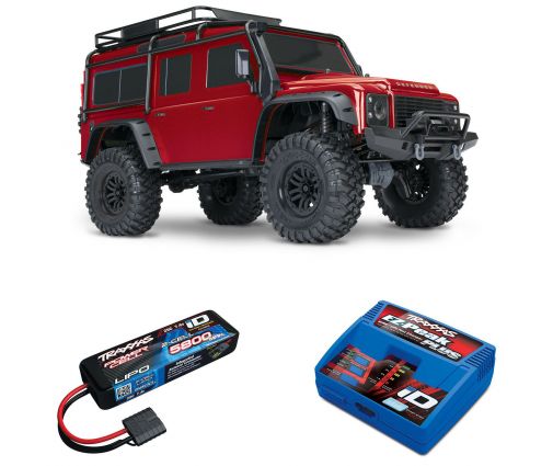 Pack Traxxas TRX-4 Defender + Chargeur + batterie 2s 5800 mAh