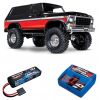 Pack Traxxas TRX-4 Bronco Rouge + Chargeur + batterie 2s 5800 mAh