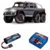 Pack Traxxas TRX-6 Mercedes Gris + Chargeur + batterie 2s 5800 mAh