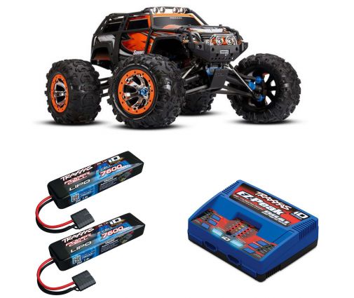 Pack Traxxas Summit + Chargeur double + 2 batteries 7600 mAh