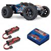 Pack Traxxas E-Revo 2.0 + Chargeur double + 2 batteries 5000 mAh