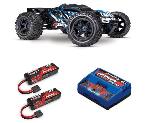 Pack Traxxas E-Revo 2.0 + Chargeur double + 2 batteries 5000 mAh