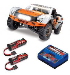 Pack Traxxas UDR Fox + Chargeur double + 2 batteries 5000 mAh