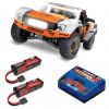 Pack Traxxas UDR Fox + Chargeur double + 2 batteries 5000 mAh