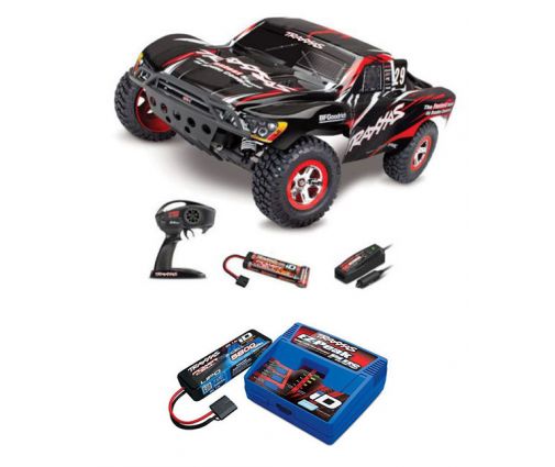 Pack Traxxas Slash 4x2 Noir + Chargeur + batterie 2s 5800 mAh