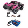 Pack Traxxas Slash 4x2 Rose X + Chargeur + batterie 2s 5800 mAh