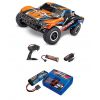 Pack Traxxas Slash 4x2 Orange X + Chargeur + batterie 2s 5800 mAh