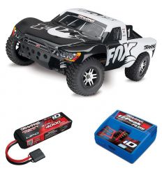 Pack Traxxas Slash 4x4 Fox + Chargeur + batterie 3s 4000 mAh