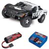 Pack Traxxas Slash 4x4 Fox + Chargeur + batterie 3s 4000 mAh