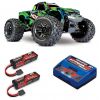 Pack Traxxas Hoss Vert + Chargeur double + 2 batteries 3s 5000 mAh