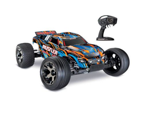 Traxxas Rustler - 4x2 - 1/10 VXL Brushless Stadium Truck TQ i2.4GHZ - TSM -Rouge