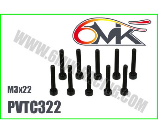 Vis Acier Tête Cylindrique M3x22 (x10)