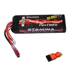 Batterie Lipo 11.1v ( 3s ) 4000 mAh 25C avec adaptateur Traxxas