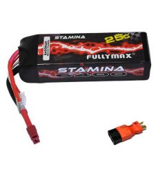 Batterie Lipo 11.1v ( 3s ) 6400 mAh 25C avec adaptateur Traxxas