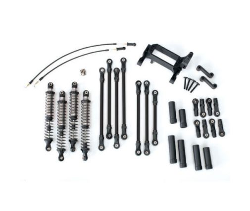 Kit bras / biellette long TRX-4 complet – gris ( TRX8140 )