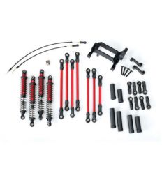 Kit bras / biellette long TRX-4 complet – rouge ( TRX8140R )