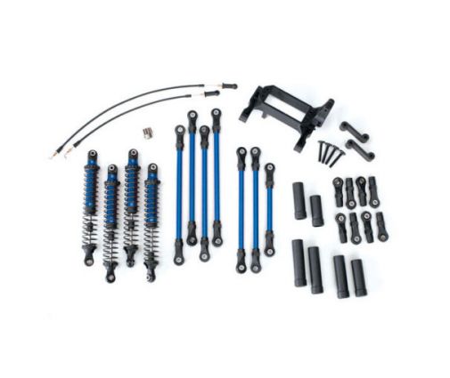 Kit bras / biellette long TRX-4 complet – bleu ( TRX8140X )