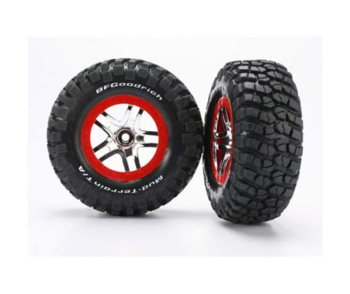 Roues montées collées BF GOODRICH pour Slash 4X4 AV / ARR et 4X2 ARR ( TRX6873 )