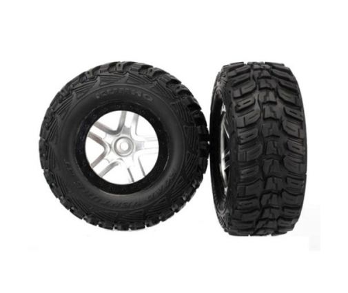 Roues montées collées KUMHO pour Slash 4X4 AV / ARR et 4X2 ARR ( TRX6874 )