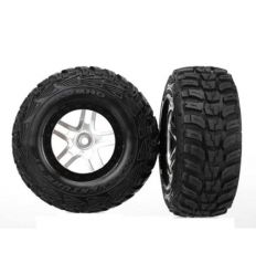 Roues montées collées KUMHO pour Slash 4X4 AV / ARR et 4X2 ARR ( TRX6874 )