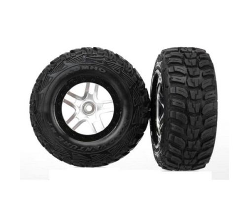 Roues montées collées KUMHO pour Slash 4X4 AV / ARR et 4X2 ARR ( TRX6874 )