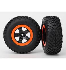 Roues montées collées pour Slash 4X4 AV / ARR et 4X2 ARR ( TRX5863 )