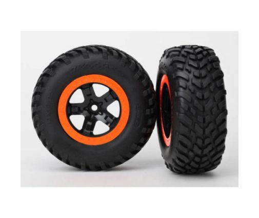 Roues montées collées pour Slash 4X4 AV / ARR et 4X2 ARR ( TRX5863 )