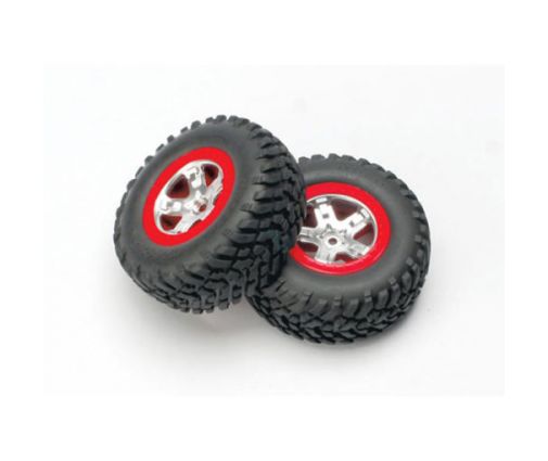 Roues montées collées pour Slash 4X4 AV / ARR et 4X2 ARR ( TRX5863 )