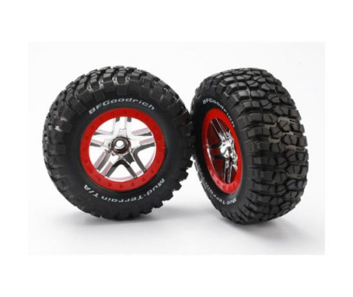 Roues montées collées BF GOODRICH pour Slash 4X2 AV ( TRX5877A )