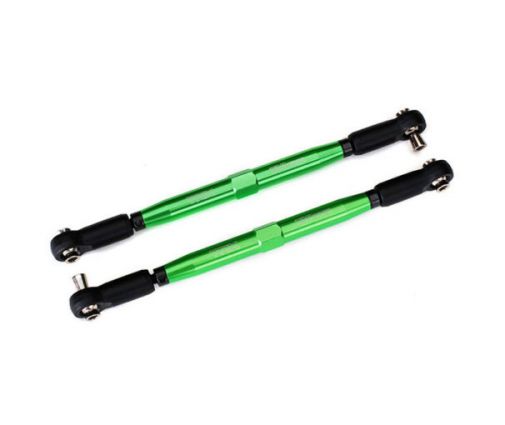 Biellettes Alu 7075-T6 anodisées verte 157mm (2) X-Maxx ( TRX7748G )