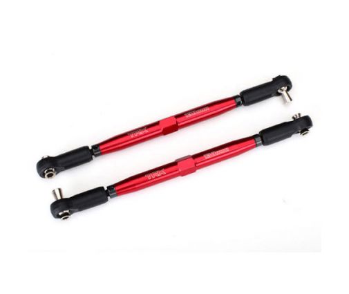 Biellettes Alu 7075-T6 anodisées rouge 157mm (2) X-Maxx ( TRX7748R )