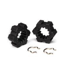 Hexagone de roues + clips (2) X-Maxx ( TRX7756 )