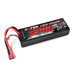 Batterie X-TRA Vosges Modélisme 2s 5400 mAh T-Dean