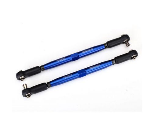 Biellettes Alu 7075-T6 anodisées bleu 157mm (2) X-Maxx ( TRX7748X )