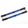 Biellettes Alu 7075-T6 anodisées bleu 157mm (2) X-Maxx ( TRX7748X )