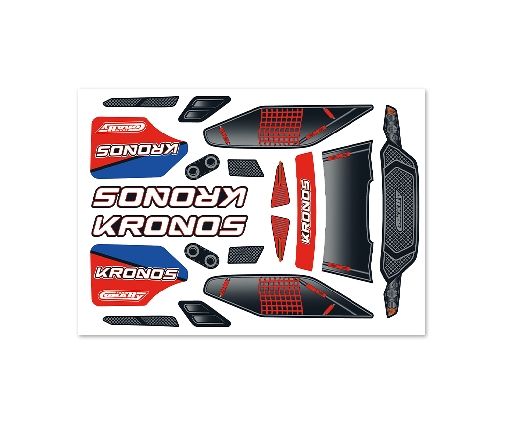 Team Corally - Body Decal Sheet - Kronos XP 6S - 2021 - 1 pc ( C-00180-380-3 )