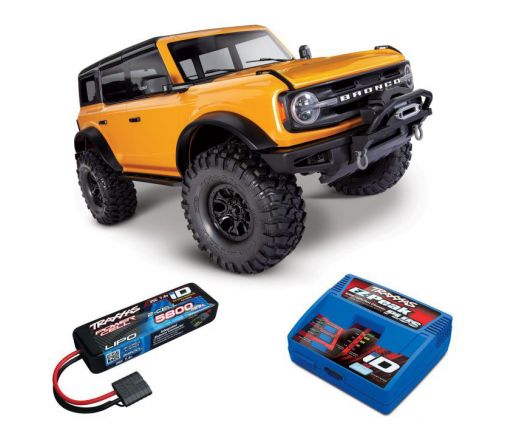 Pack Traxxas TRX-4 Bronco 2021 Orange + Chargeur + Lipo 2s 5800