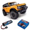 Pack Traxxas TRX-4 Bronco 2021 Orange + Chargeur + Lipo 2s 5800