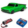 Pack Traxxas Drag Slash Vert + Chargeur + batterie 3s 4000 mAh