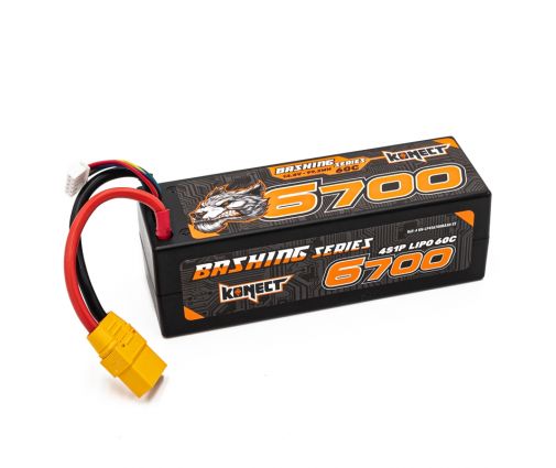 Batterie Konect Lipo 6700mah 14.8V 60C 4S1P XT90 (KN-LP4S6700BASH-XT)