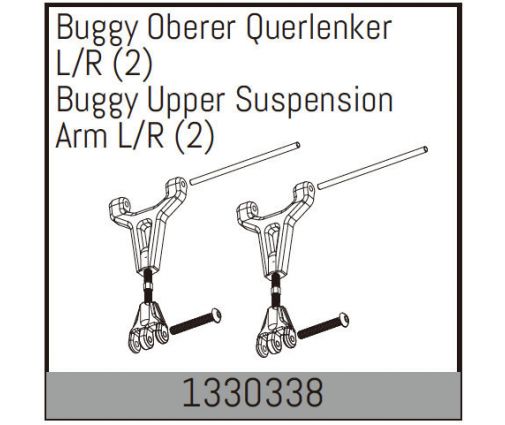 Triangle Supérieur (x2) Absima ( 1330338 )