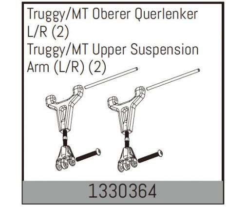 Triangle Supérieur (x2) Torch Absima ( 1330364 )