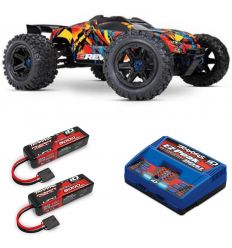 Pack Traxxas E-Revo 2.0 + Chargeur double + 2 batteries 5000 mAh