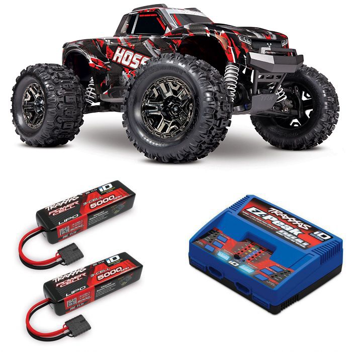 TRAXXAS PACK CHARGEUR 2972G + 2 x LIPO 3S 5000MAH 2872X PRISE ID