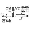 Team Corally - Chassis Brace Kit - Xtreme - Fit all TC 1/8 MT cars - 1 pc ( C-00180-910 )